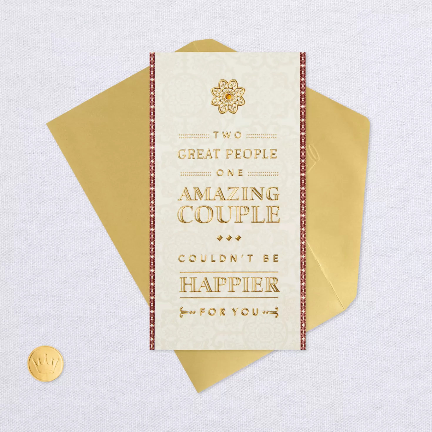 Shop Two Great People, One Amazing Couple Money Holder Wedding Card Wedding