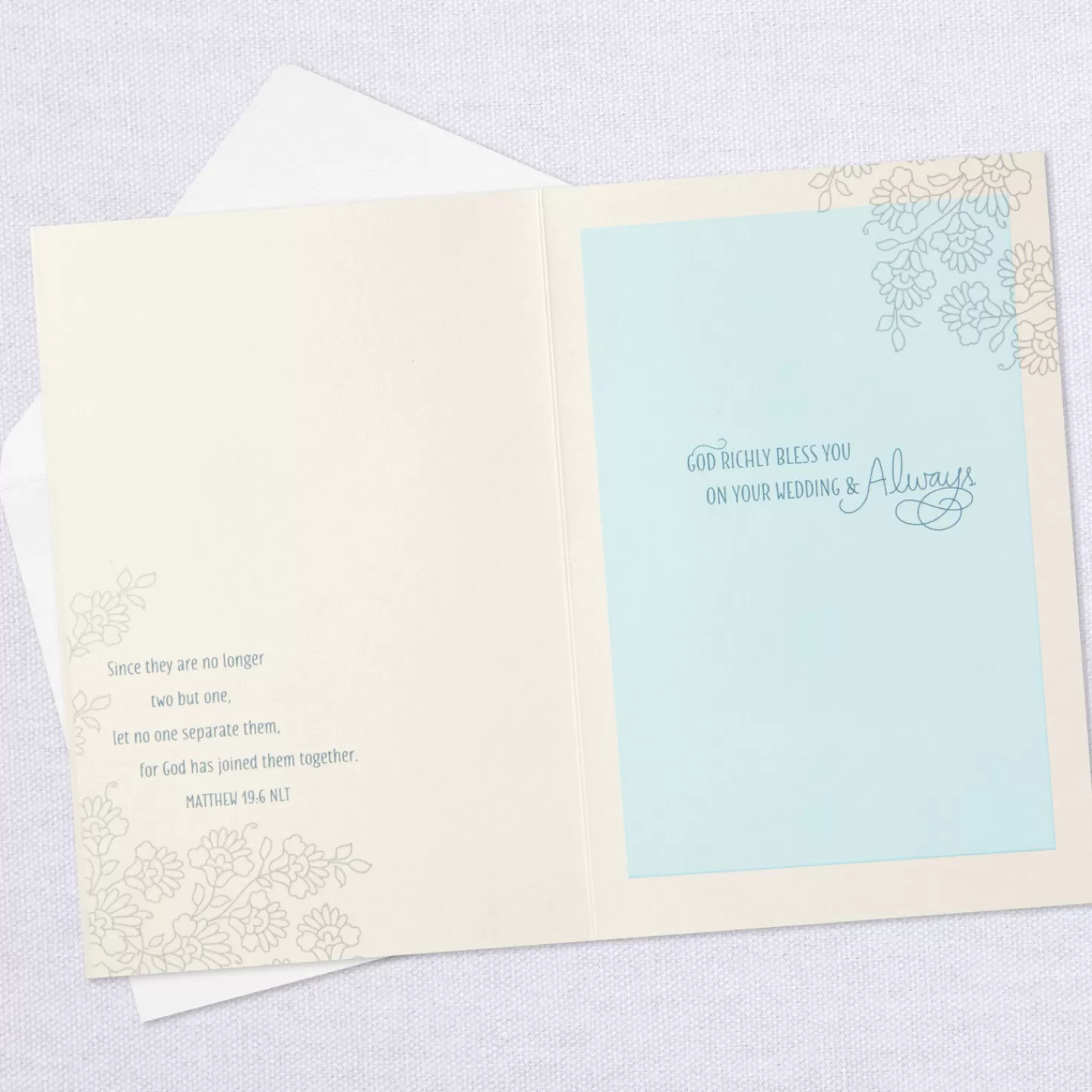 Fashion Two Hearts Joined For The Journey Religious Wedding Card Wedding