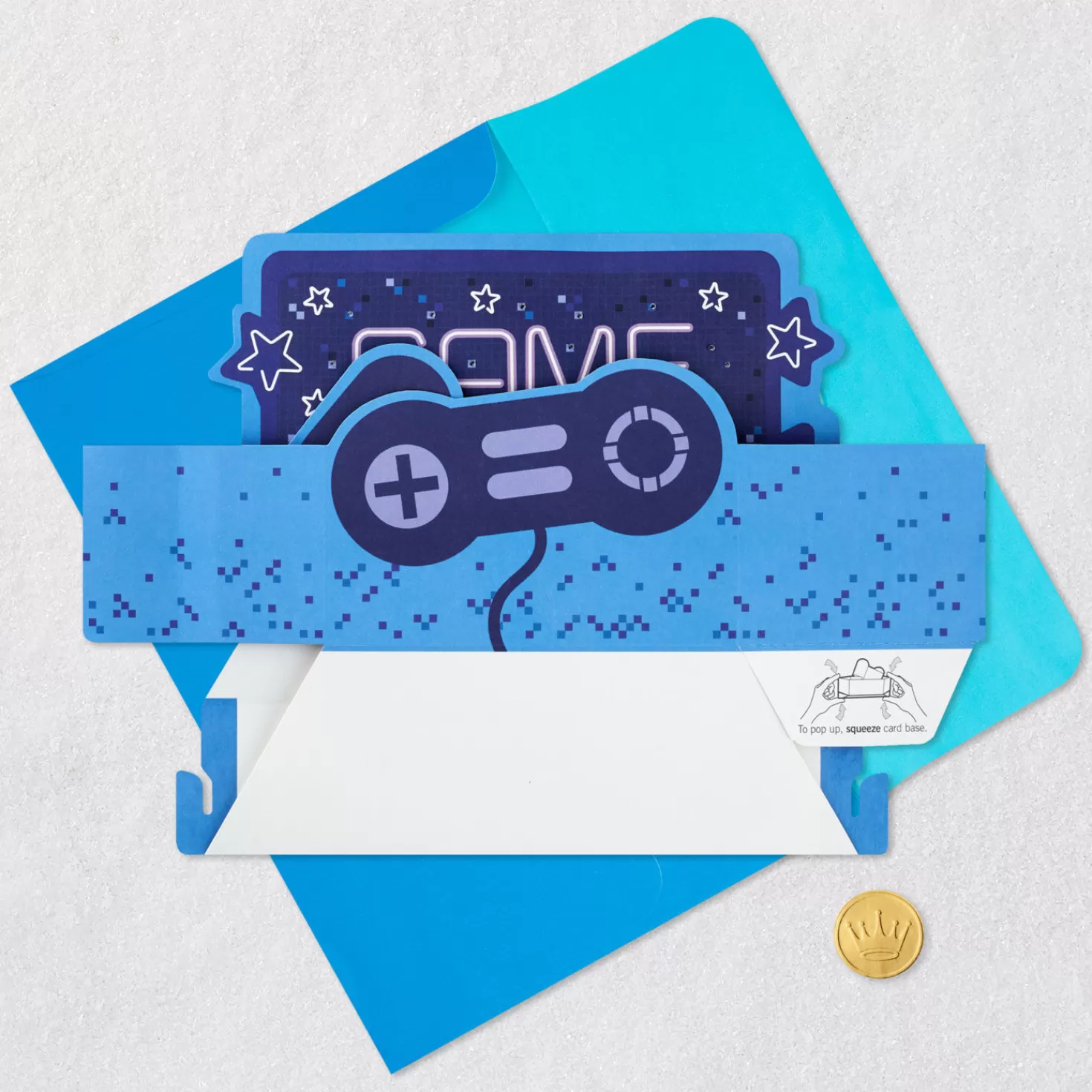 Sale Video Game You'Re The Best 3D Pop-Up Card With Sound And Light Encouragement