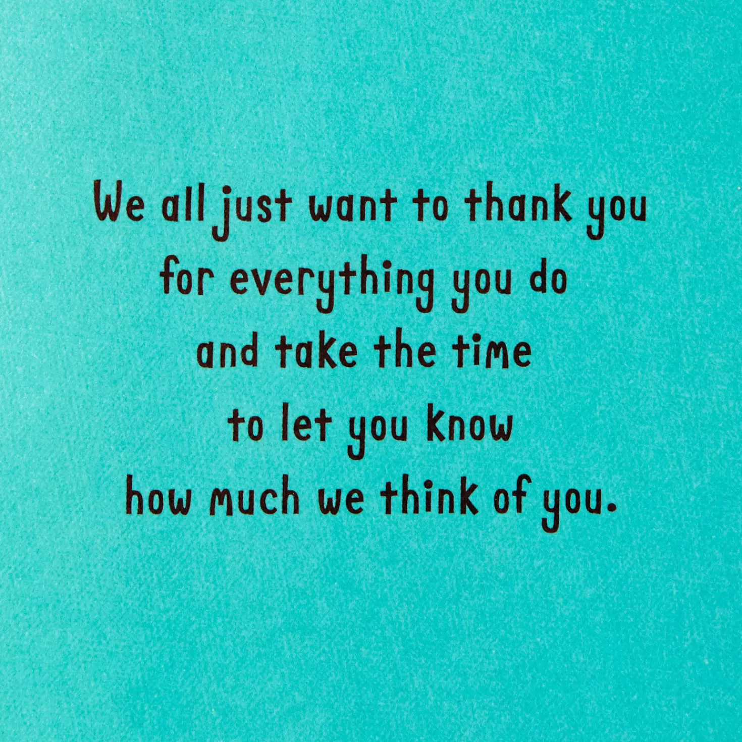 Discount We'Re So Grateful Thank-You Card From Group Thank You