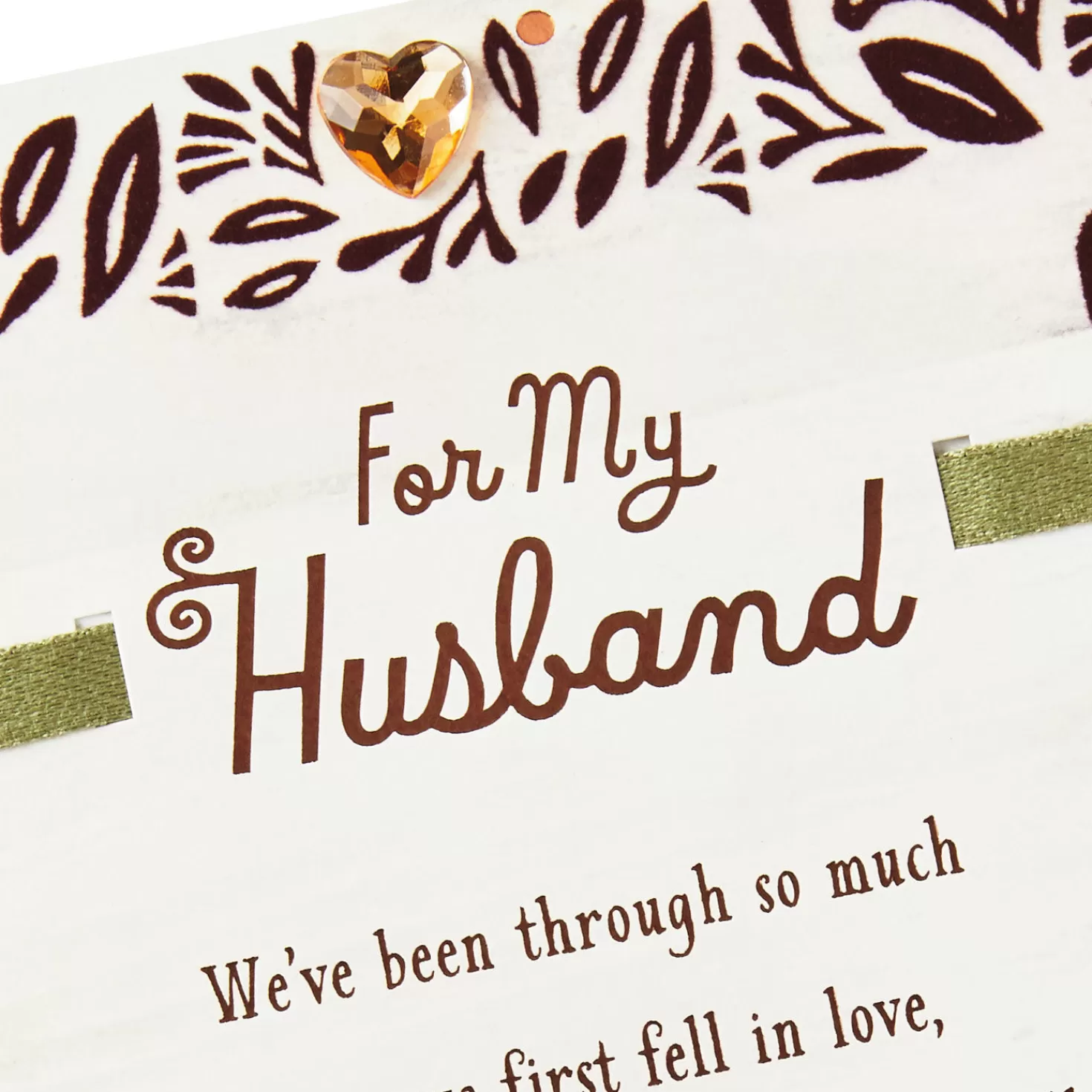 Anniversary>Hallmark We'Ve Been Through So Much Anniversary Card For Husband