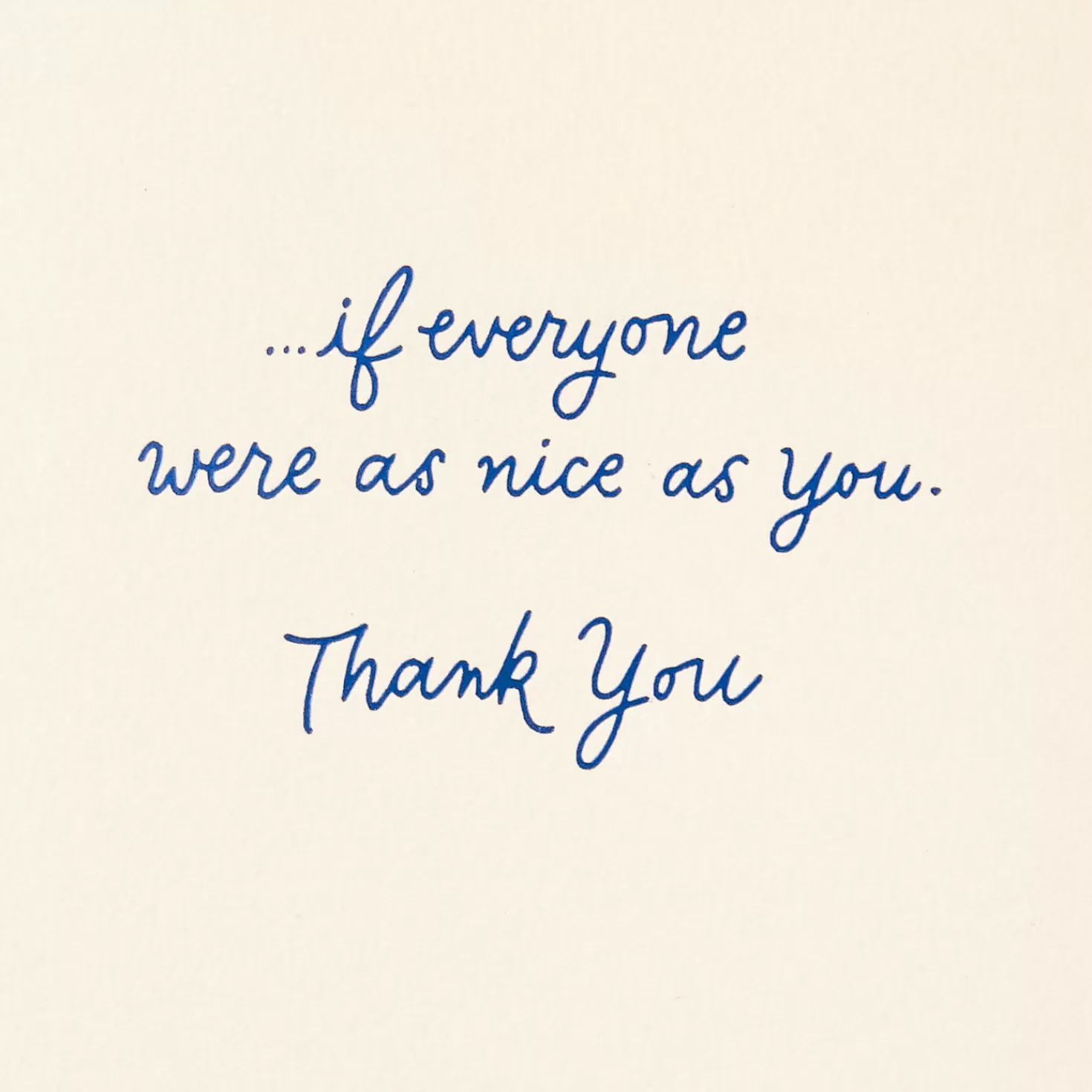 Discount What A Wonderful World This Would Be Thank-You Card Thank You