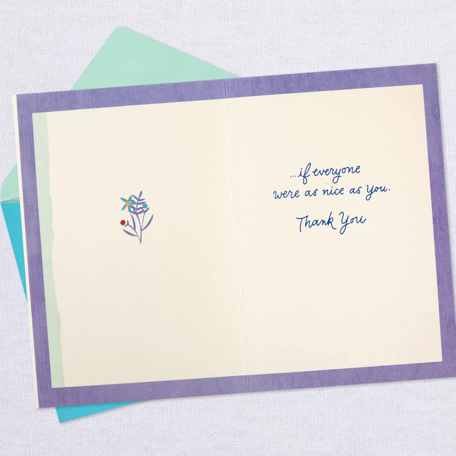 Discount What A Wonderful World This Would Be Thank-You Card Thank You