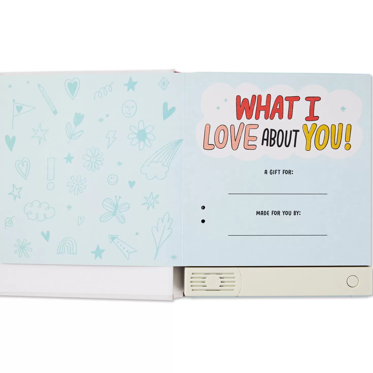 Clearance What I Love About You! A Color-Your-Own Recordable Storybook Encouragement