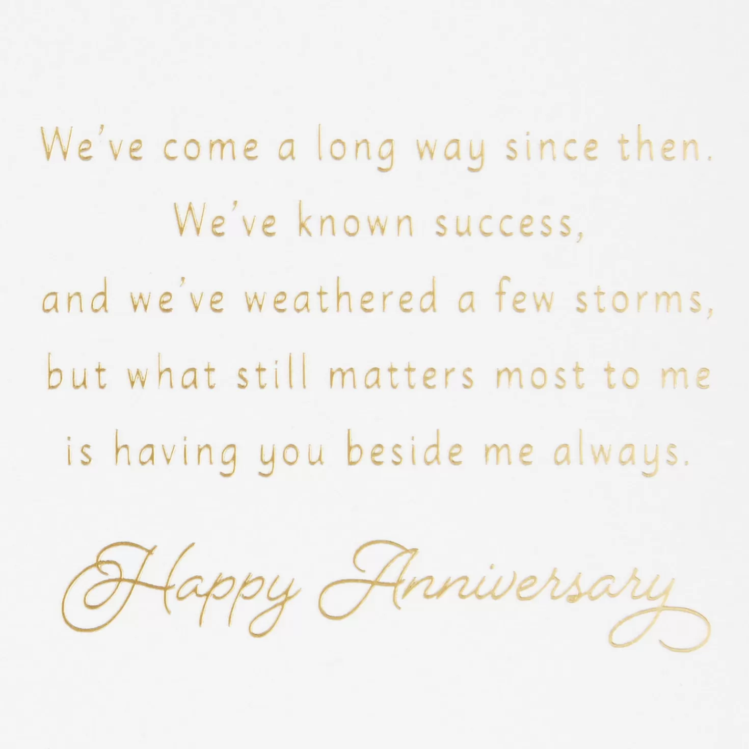 Anniversary>Hallmark What Matters Most Is You Beside Me 50Th Anniversary Card