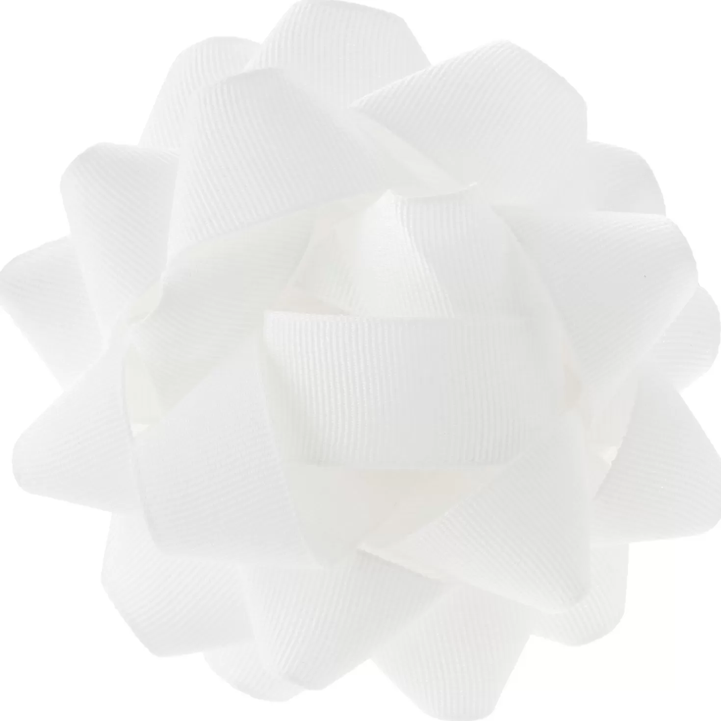 Sale White Grosgrain Ribbon Gift Bow, 4.6" Wedding