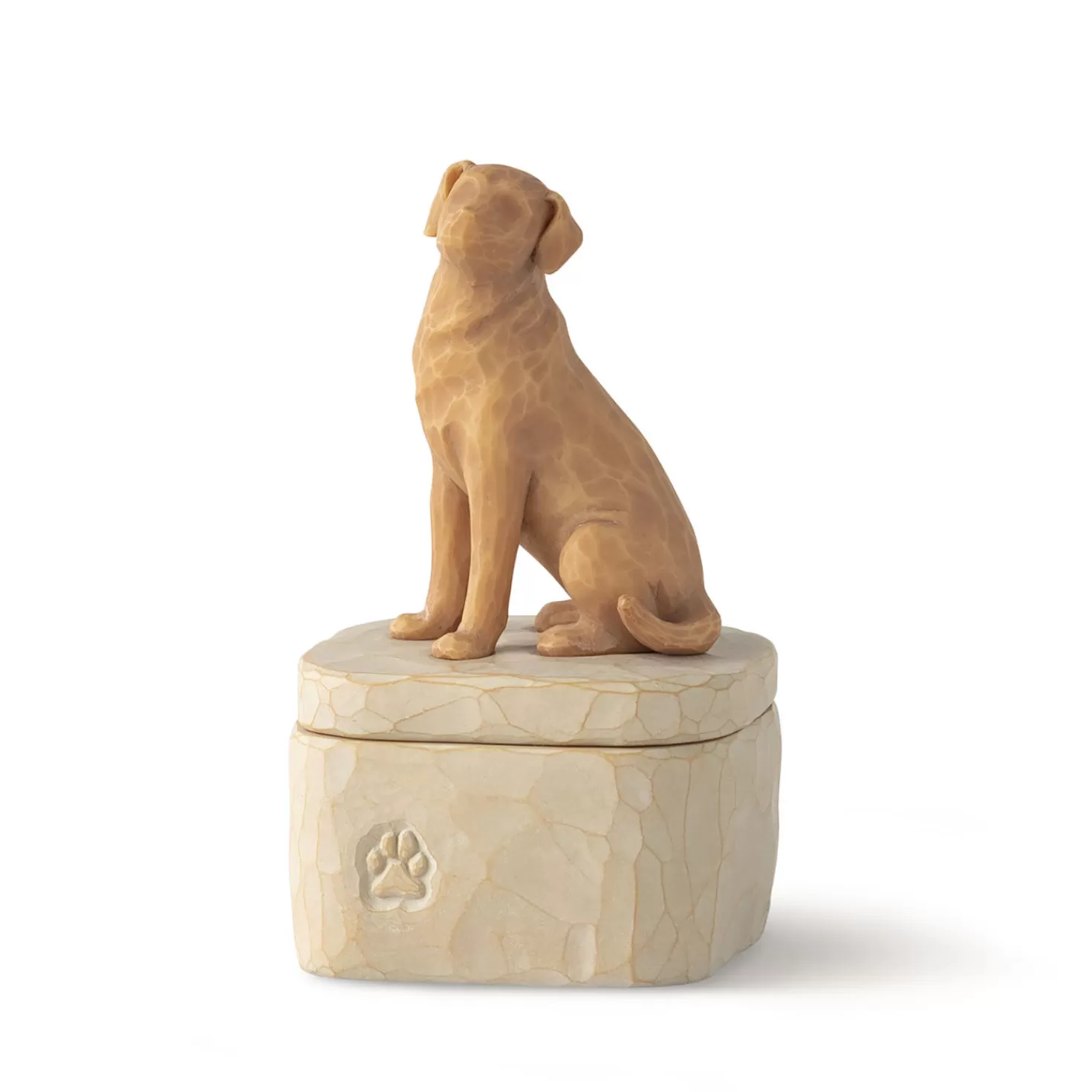 Store Willow Tree Light Brown Dog Figurine Keepsake Box Sympathy