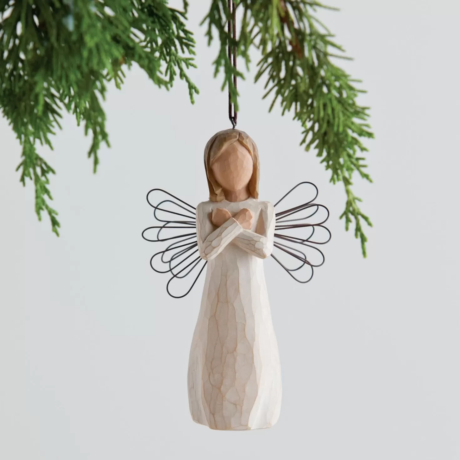 Cheap Willow Tree® Sign Language For Love Ornament Thank You