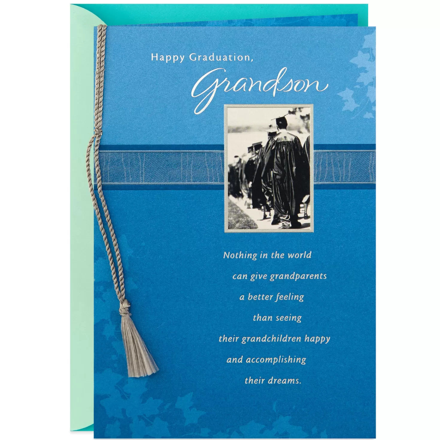 Hot Wishing You All The Happiness Graduation Card For Grandson Graduation