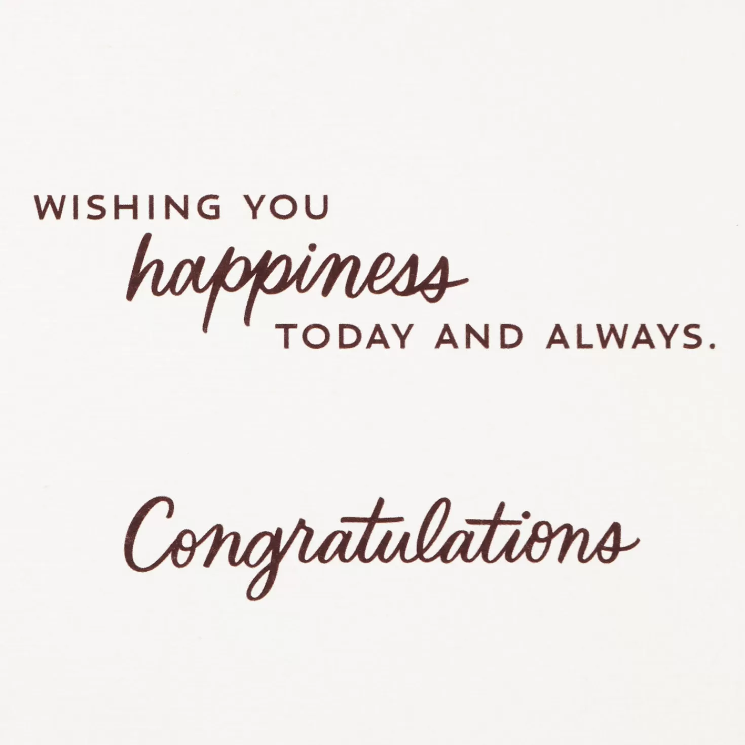 Discount Wishing You Happiness Graduation Card Graduation