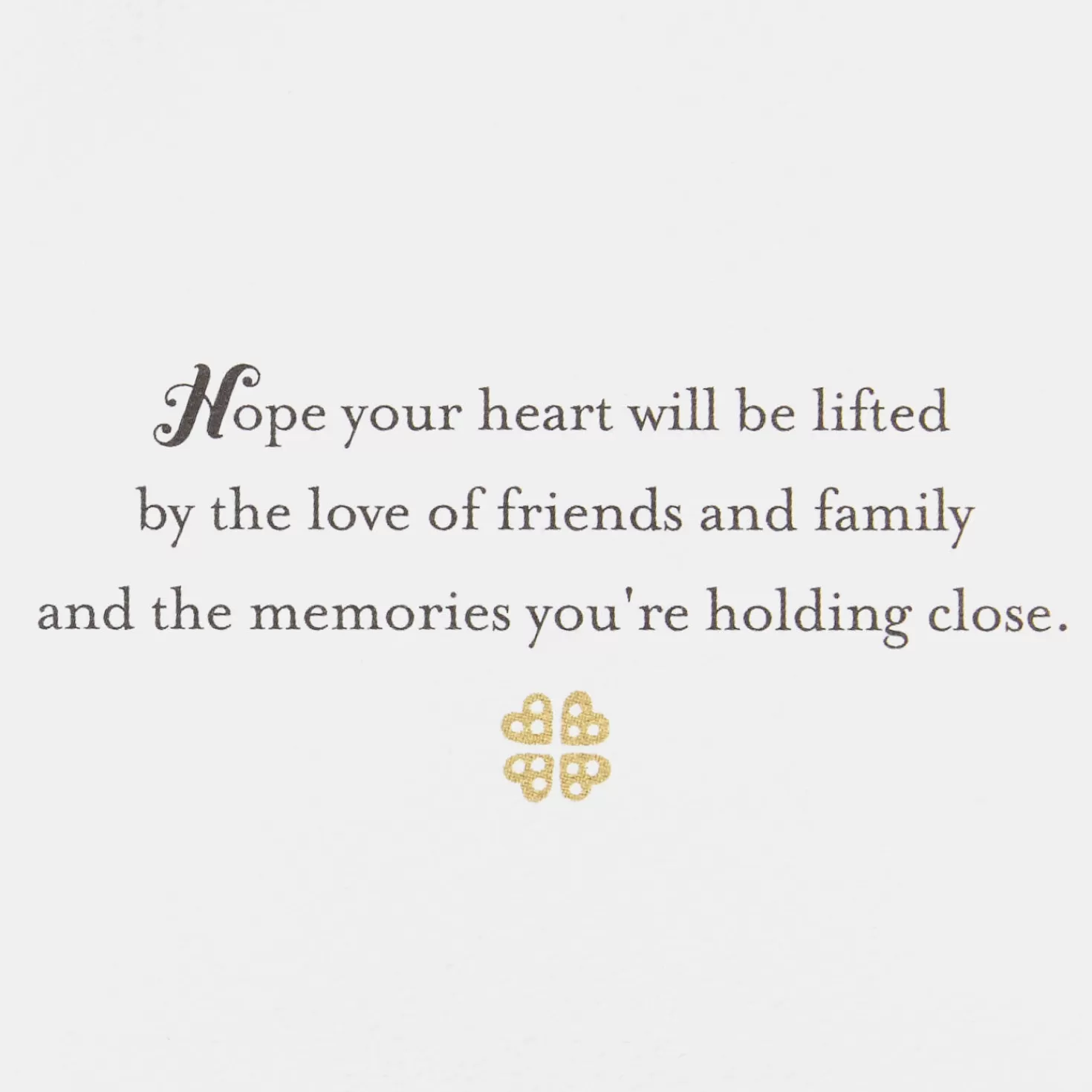 Fashion With Our Love And Thoughts Sympathy Card Sympathy