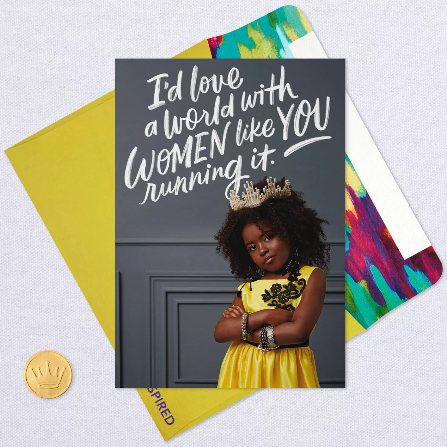 Outlet Women Like You Need To Run The World Blank Card For Her Encouragement
