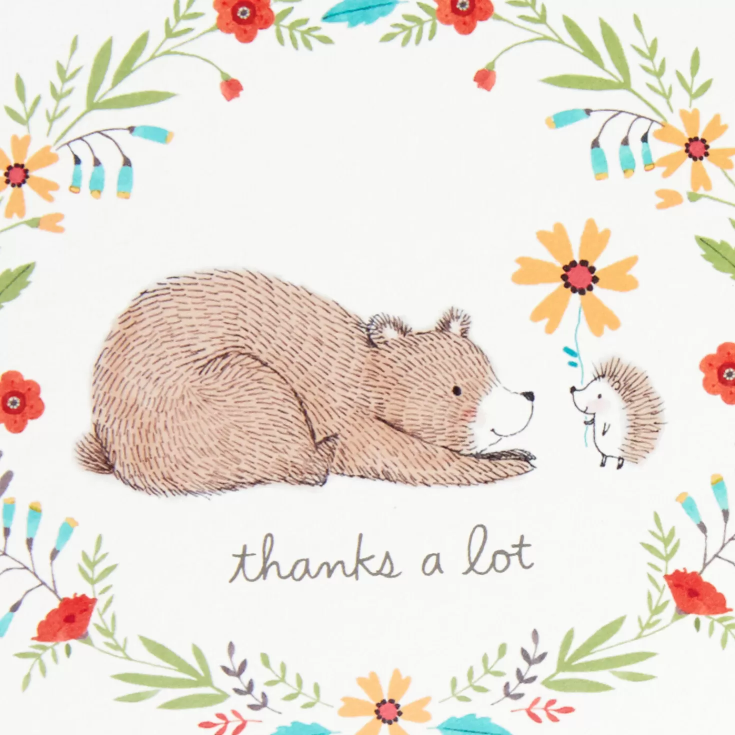 Outlet Woodland Animals Assorted Blank Thank-You Notes, Box Of 48 Thank You