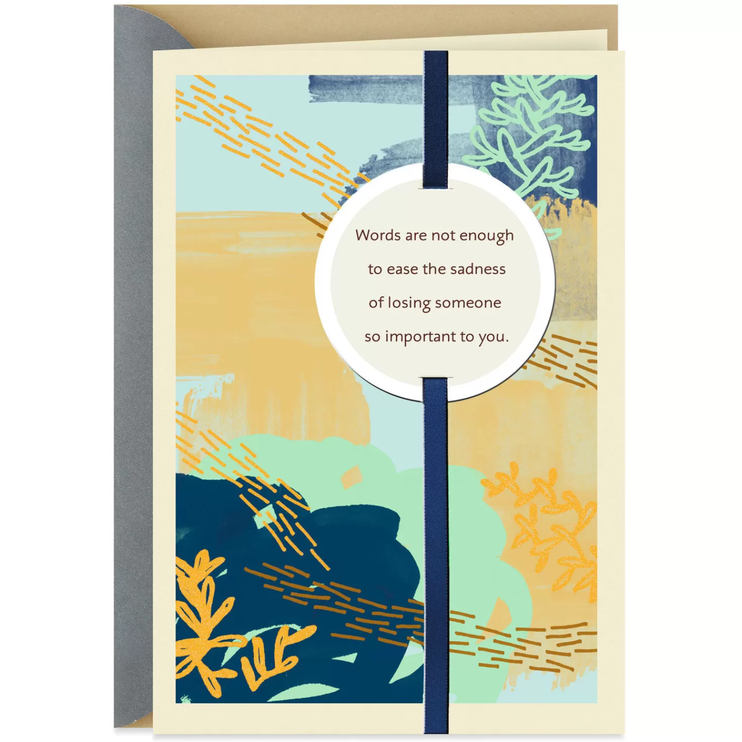 New Words Are Not Enough Sympathy Card Sympathy
