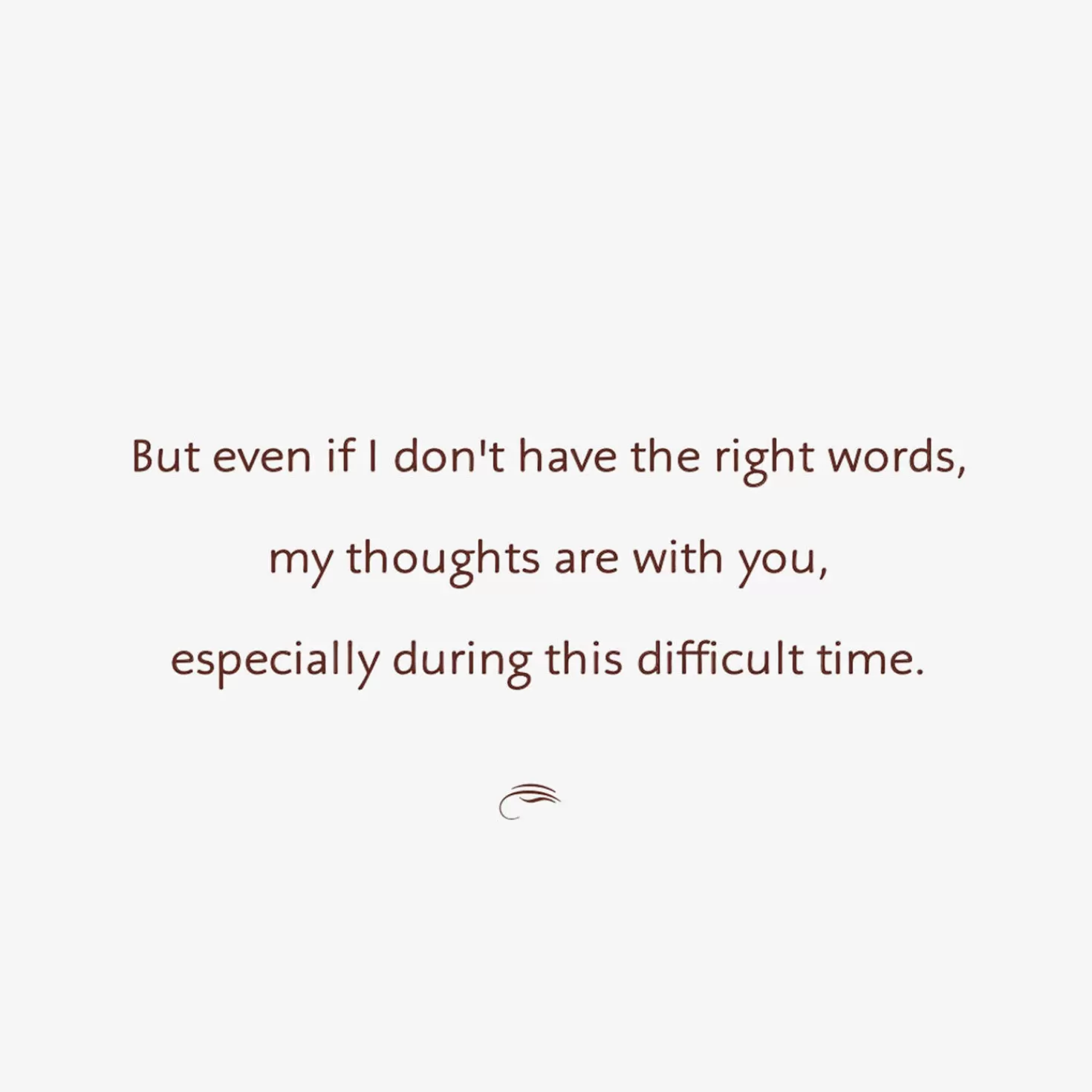New Words Are Not Enough Sympathy Card Sympathy