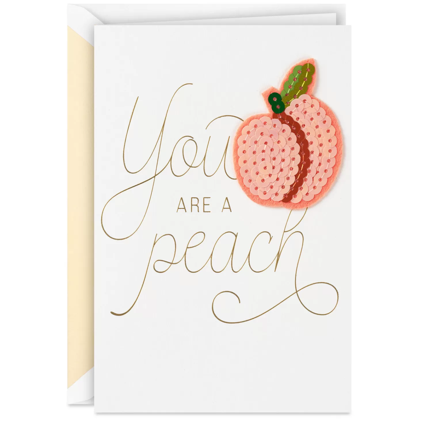 Sale You Are A Peach Thank-You Card Thank You