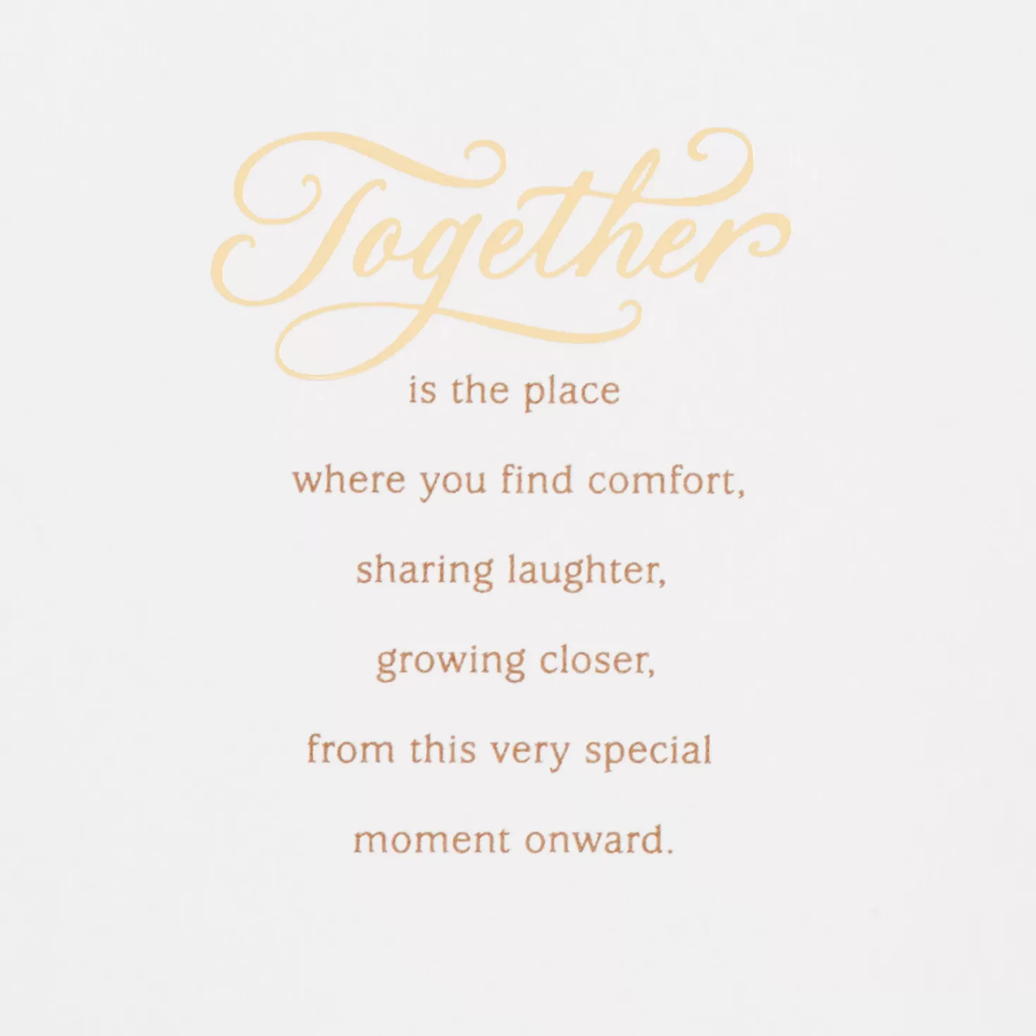 Shop You Belong Together Wedding Card Wedding