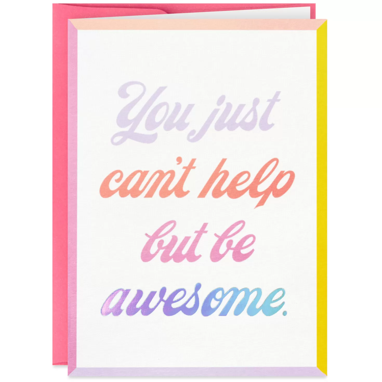 Cheap You Can'T Help But Be Awesome Boxed Blank Note Cards Multipack, Pack Of 10 Thank You