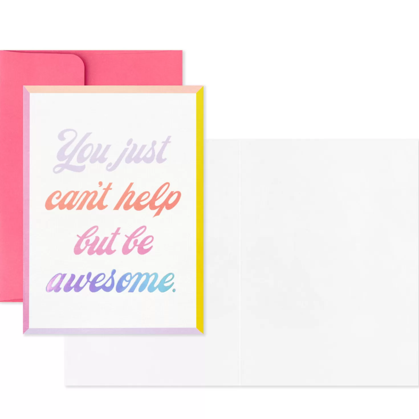 Cheap You Can'T Help But Be Awesome Boxed Blank Note Cards Multipack, Pack Of 10 Thank You