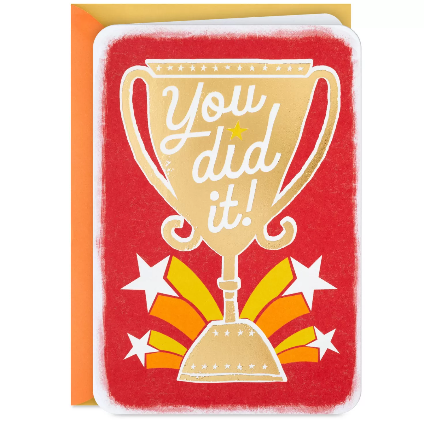 Store You Did It Trophy Congratulations Card Congratulations