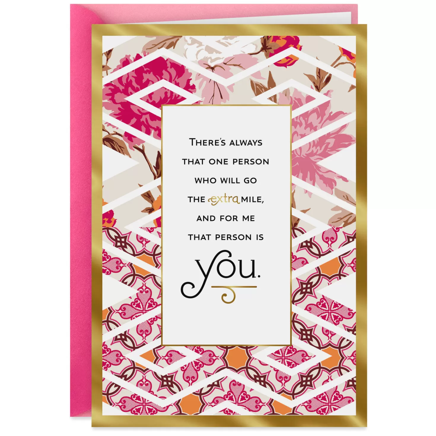 Shop You Go The Extra Mile Thank-You Card Thank You