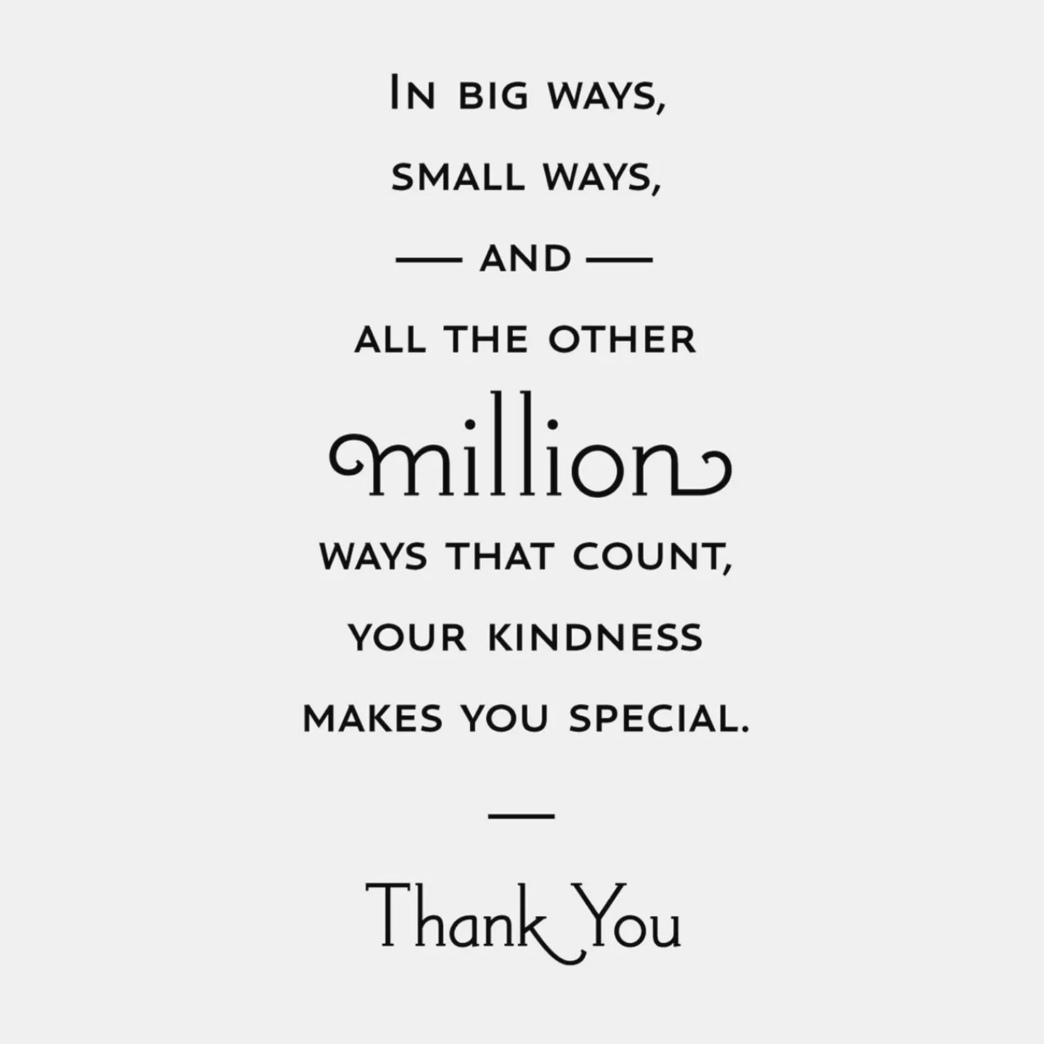 Shop You Go The Extra Mile Thank-You Card Thank You