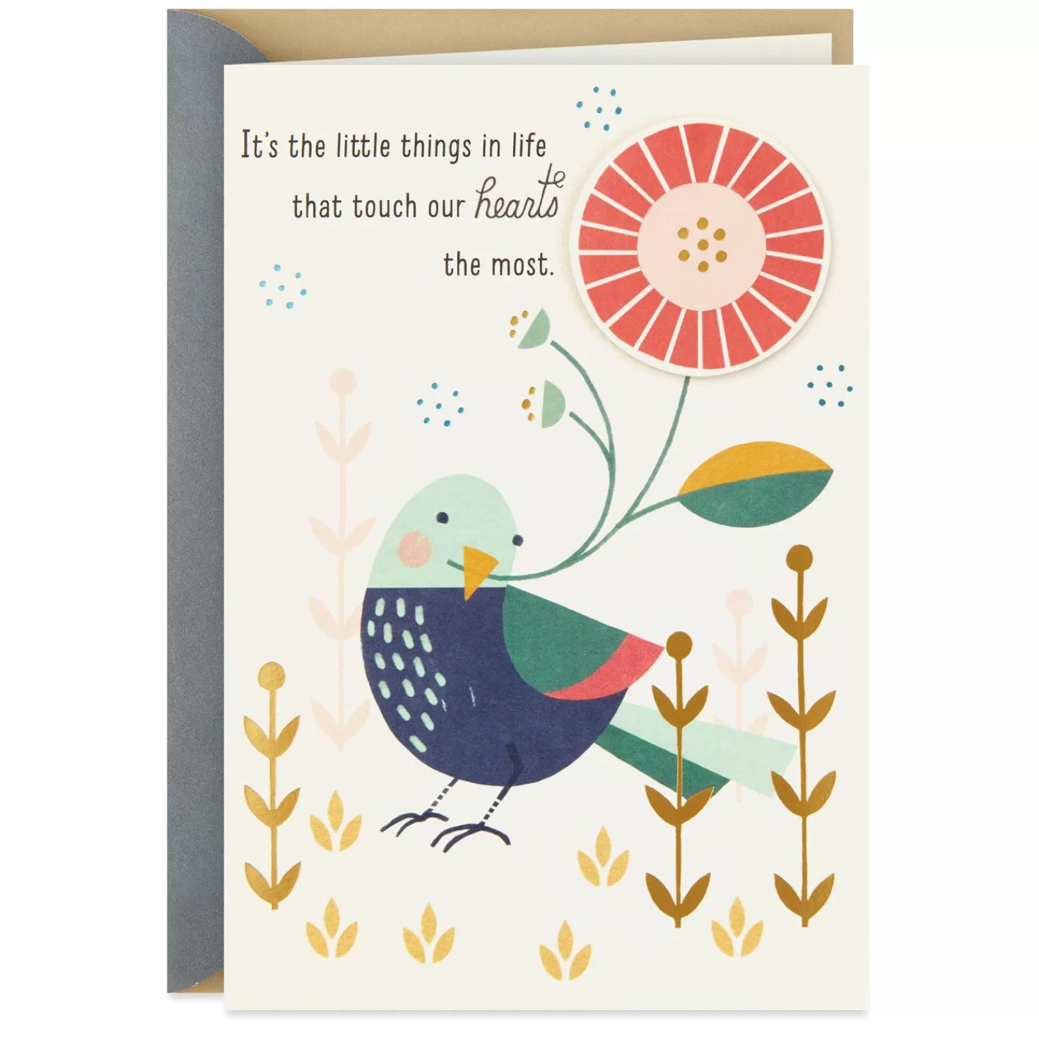 Outlet You Make A Difference Folk Art Thank-You Card Thank You