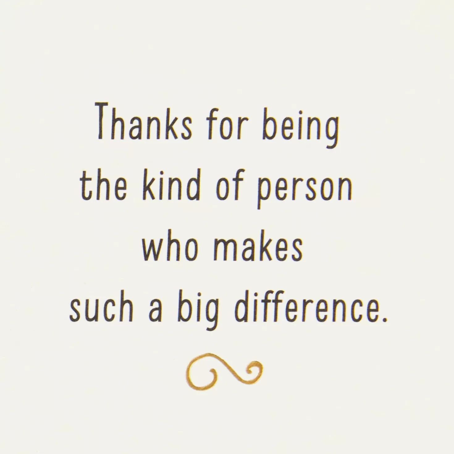 Outlet You Make A Difference Folk Art Thank-You Card Thank You