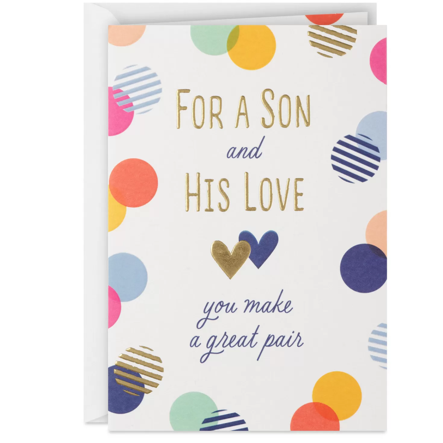 Anniversary>Hallmark You Make A Great Pair Anniversary Card For Son And His Love