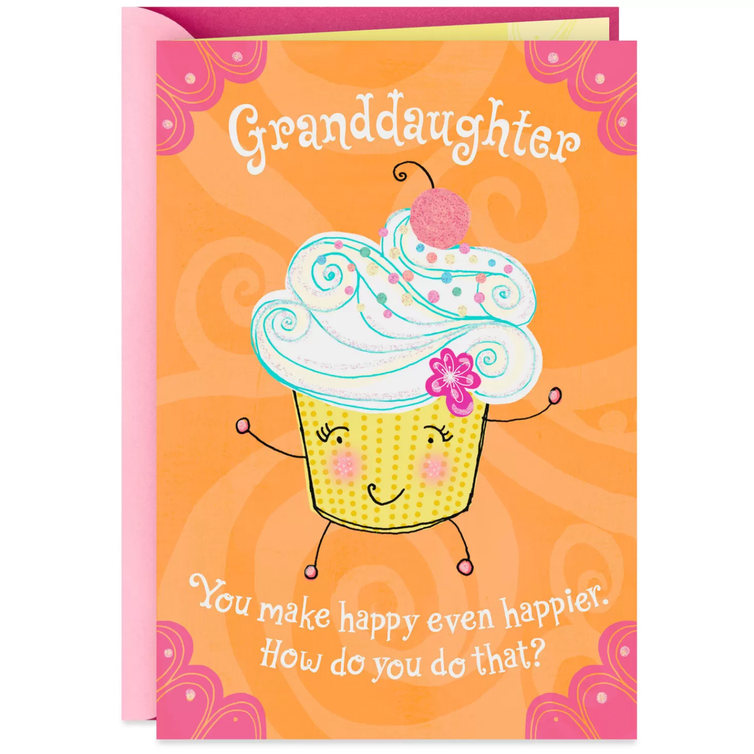 Birthday>Hallmark You Make Happy Happier Birthday Card For Granddaughter