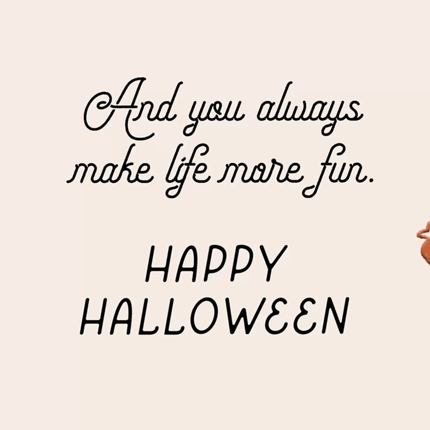 Halloween (10/31)>Hallmark You Make My Heart Full Halloween Card For Granddaughter