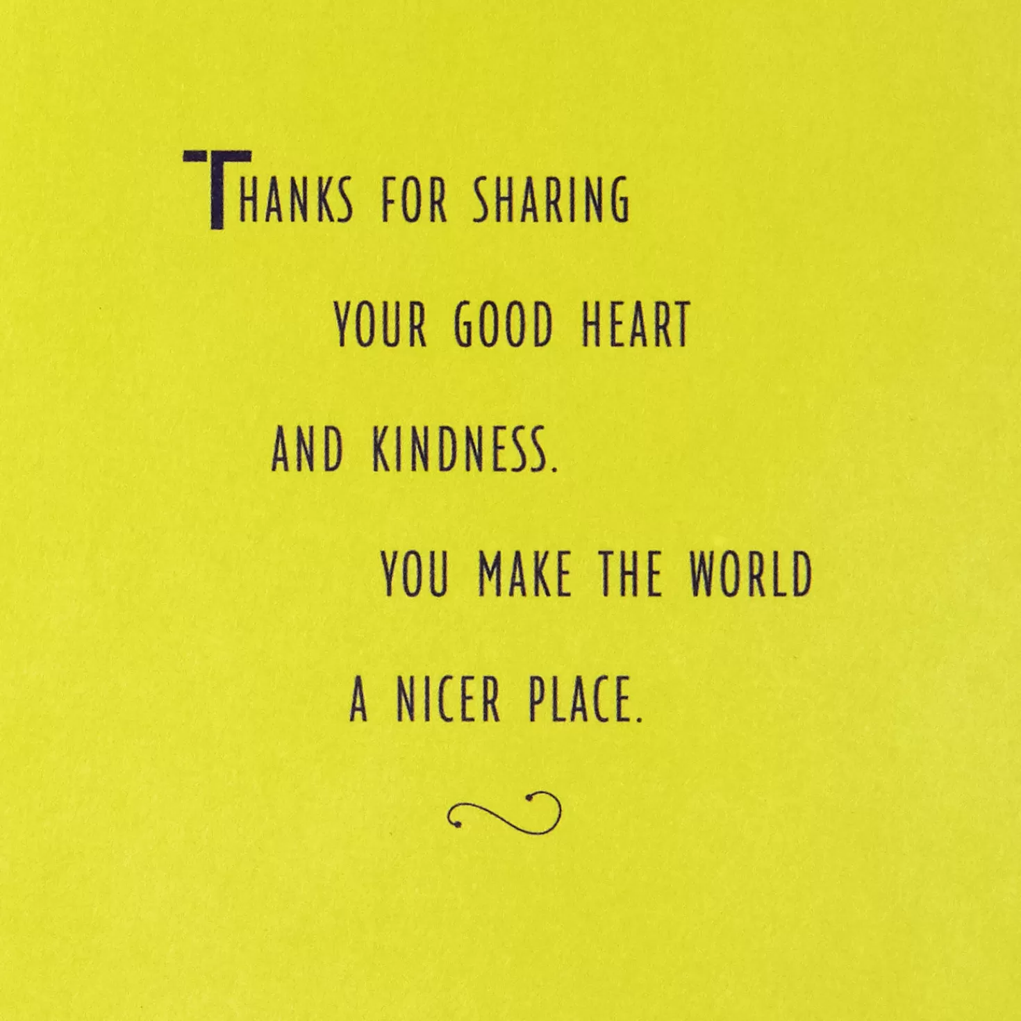 Best You Make The World Nicer Thank-You Card Thank You