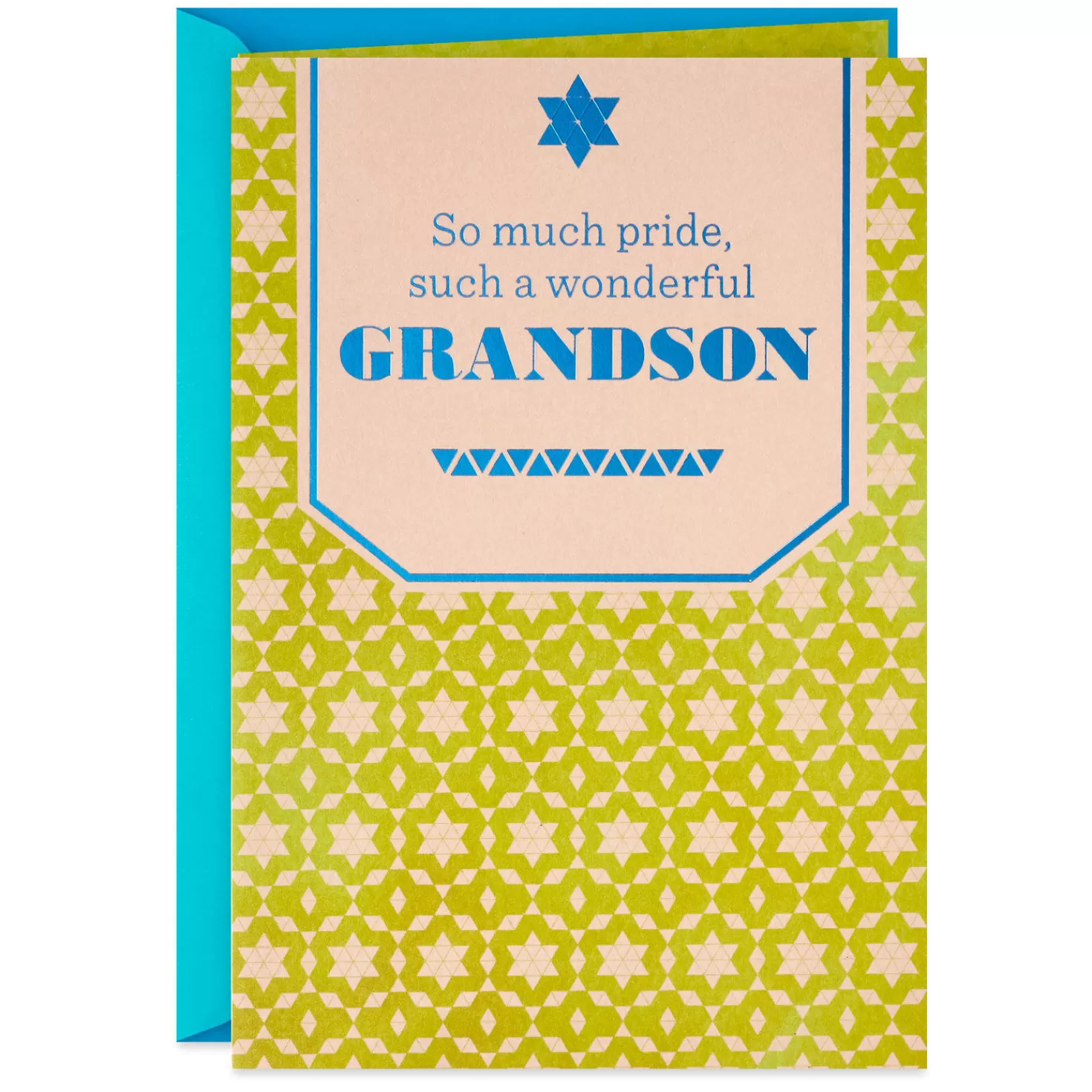 Online You Make Us All So Proud Bar Mitzvah Card For Grandson Bar Mitzvah