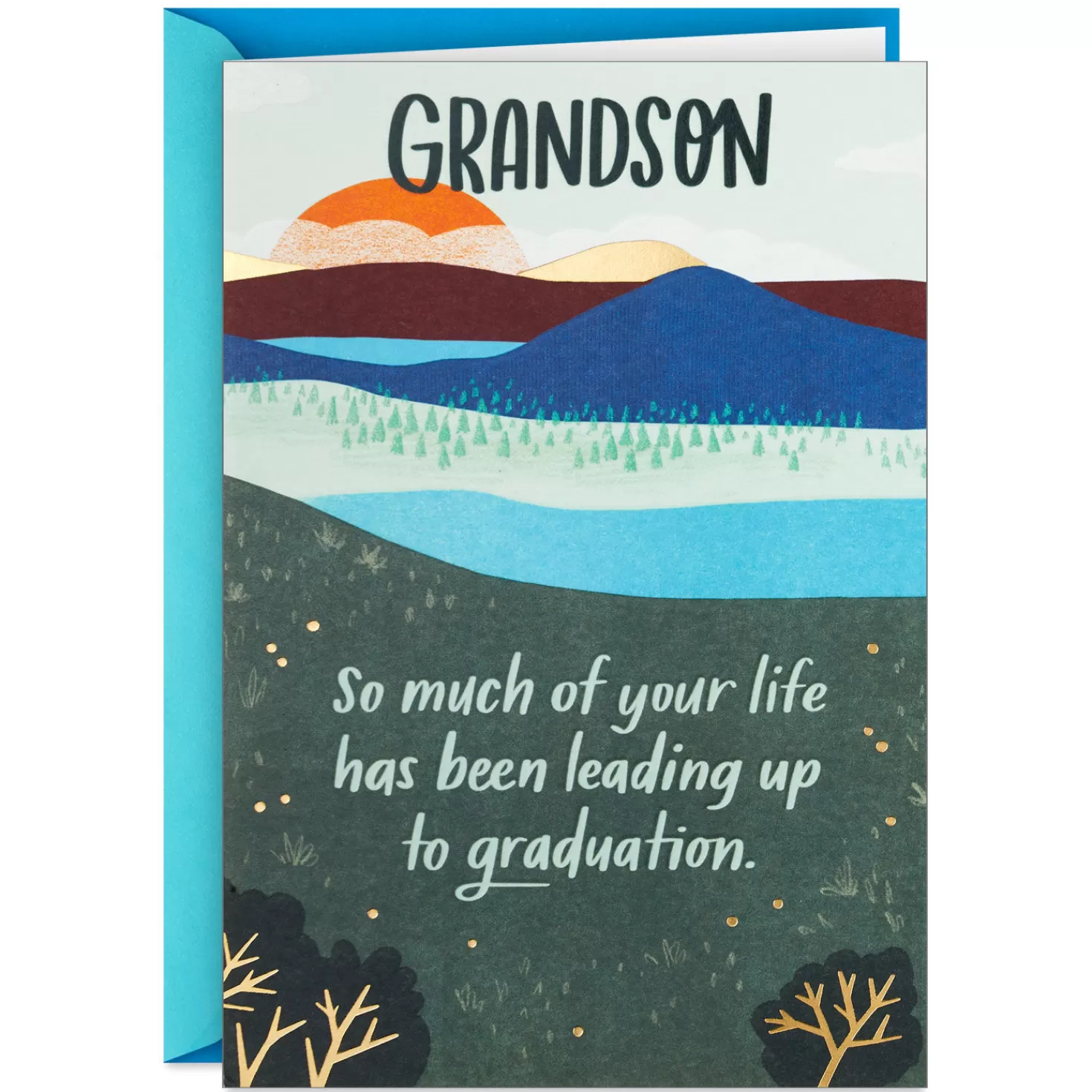 Flash Sale You Make Your Family Proud Graduation Card For Grandson Graduation