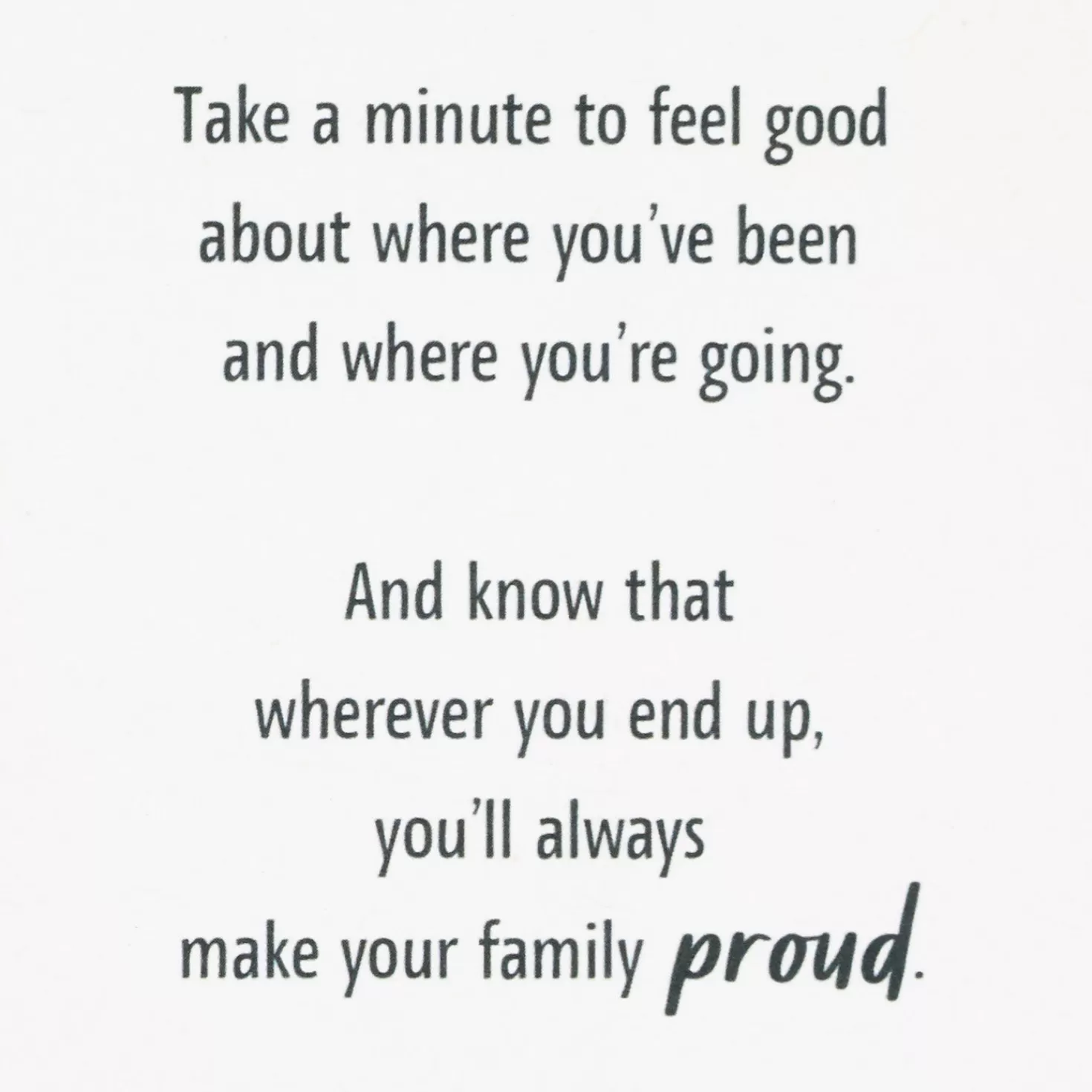 Flash Sale You Make Your Family Proud Graduation Card For Grandson Graduation