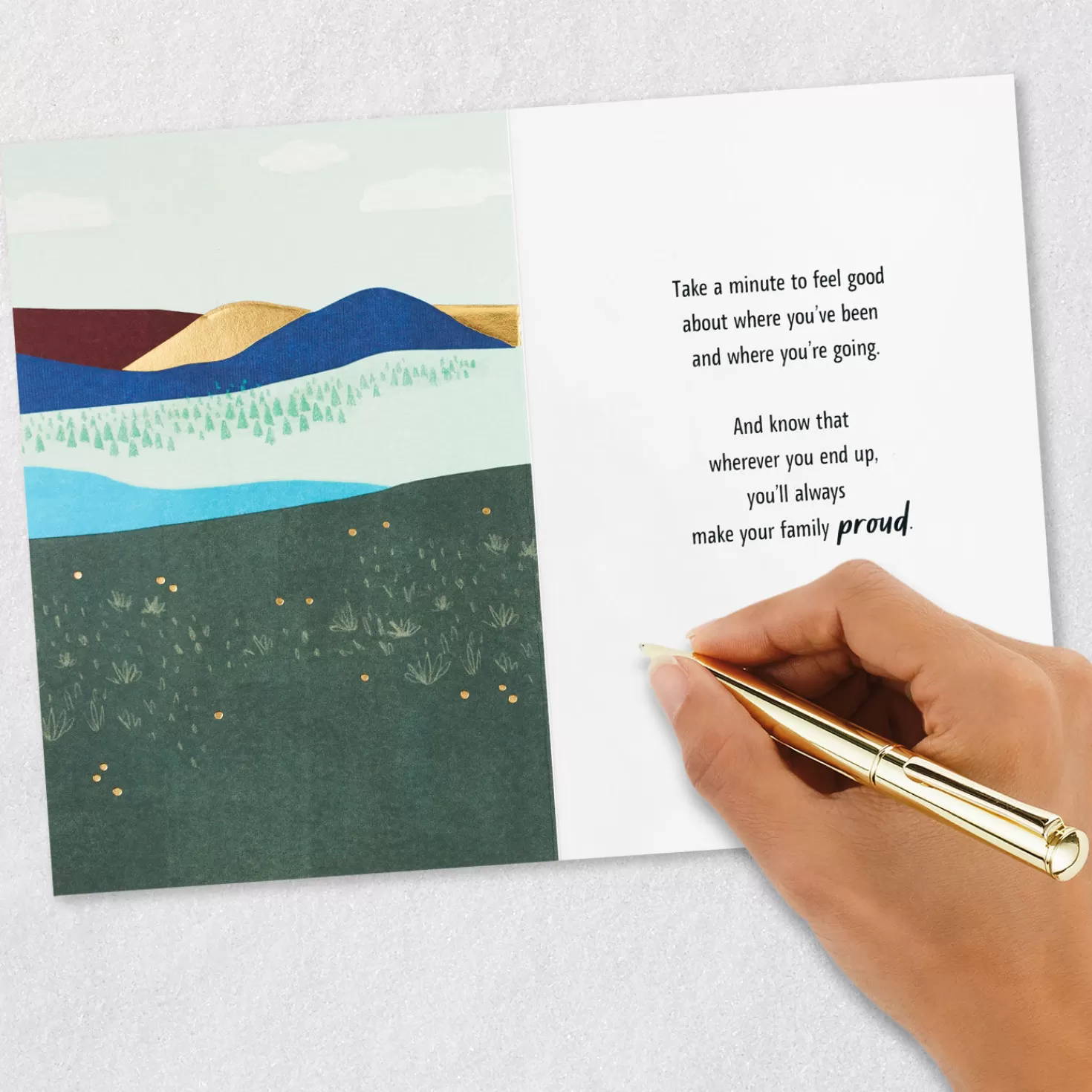 Flash Sale You Make Your Family Proud Graduation Card For Grandson Graduation