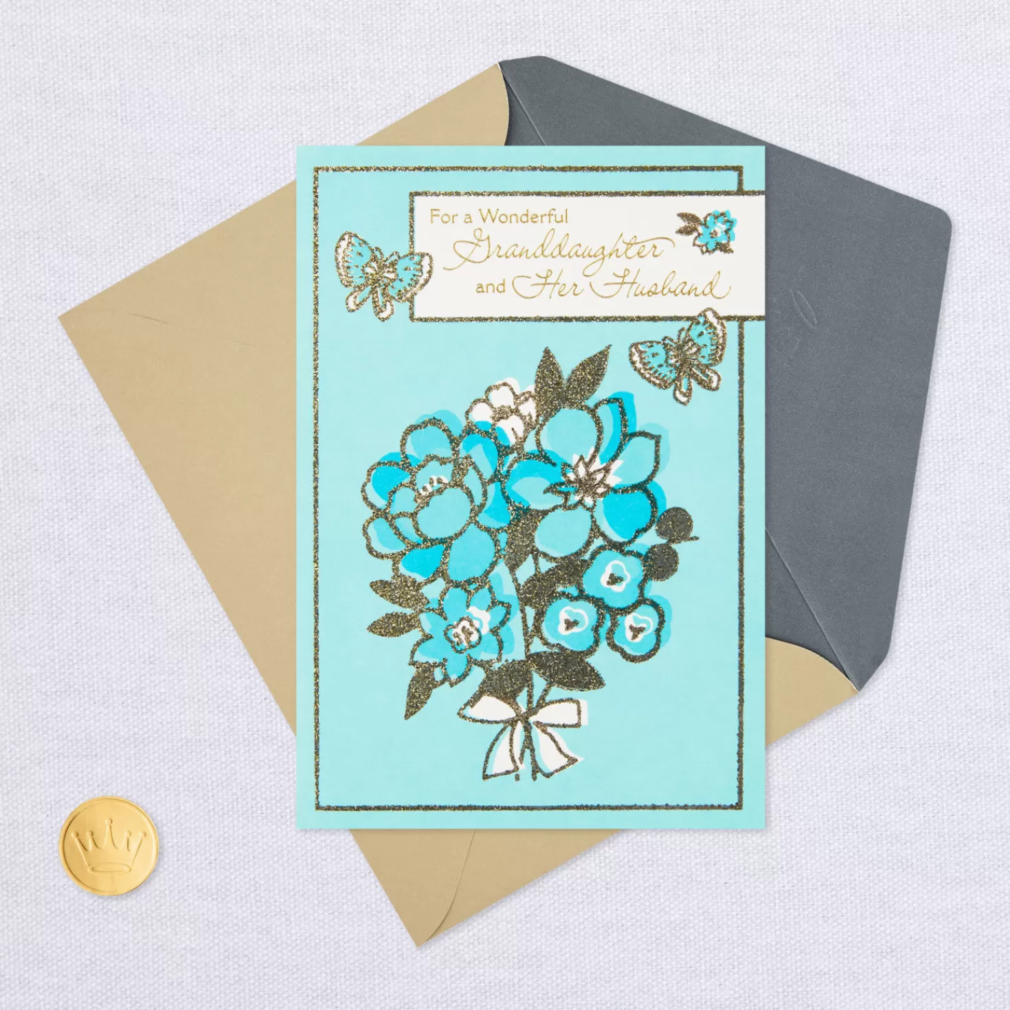 Anniversary>Hallmark You Mean So Much Anniversary Card For Granddaughter And Husband