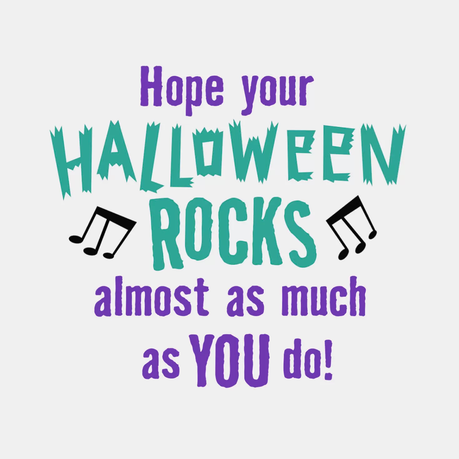 Halloween (10/31)>Hallmark You Rock Monster Band Halloween Card For Grandson