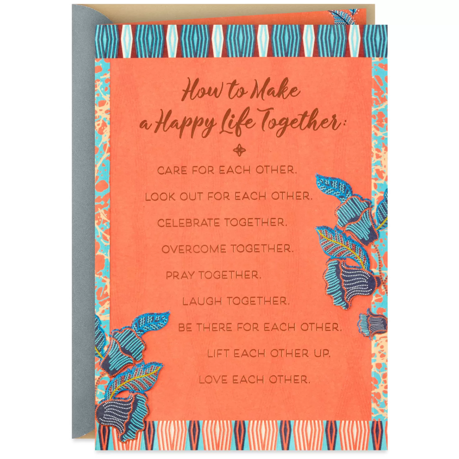 Anniversary>Hallmark You Two Have Made A Happy Life Together Anniversary Card
