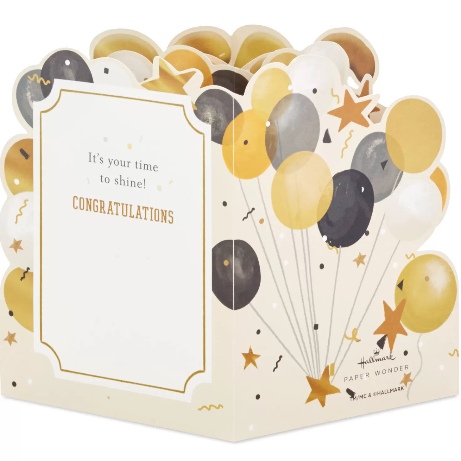 Hot Your Time To Shine 3D Pop-Up 2023 Graduation Card Graduation