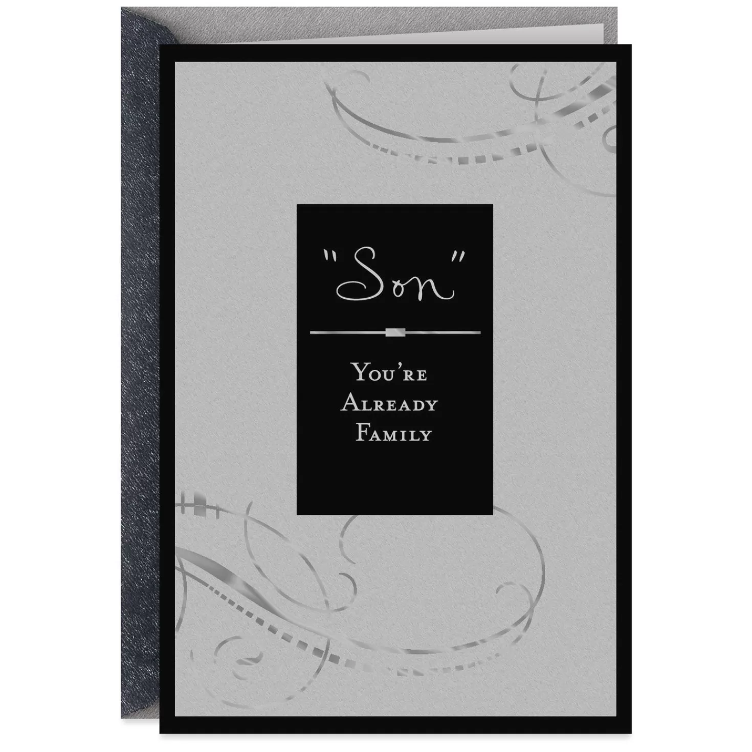 Cheap You'Re Already Family Wedding Card For Son-In-Law Wedding