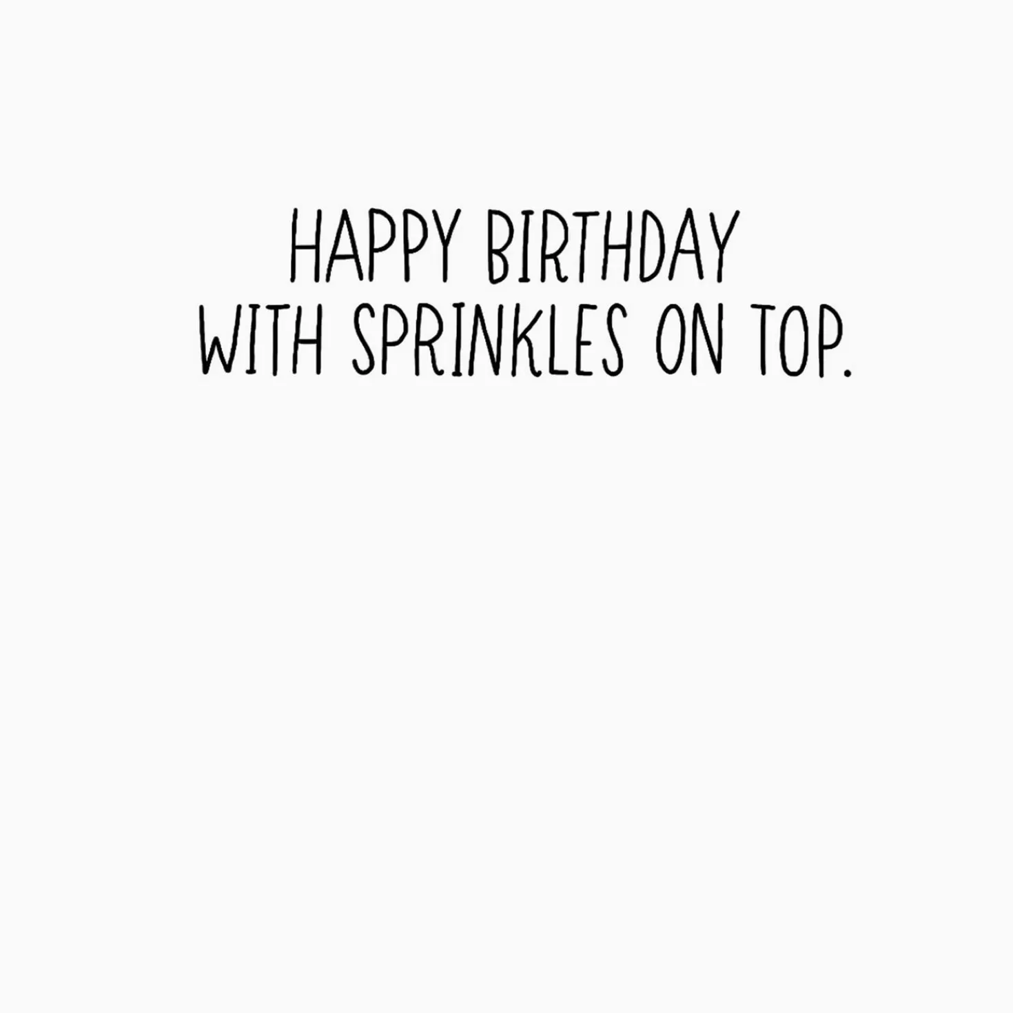 Birthday>Hallmark You'Re Rainbow Sprinkles Donuts Funny Birthday Card
