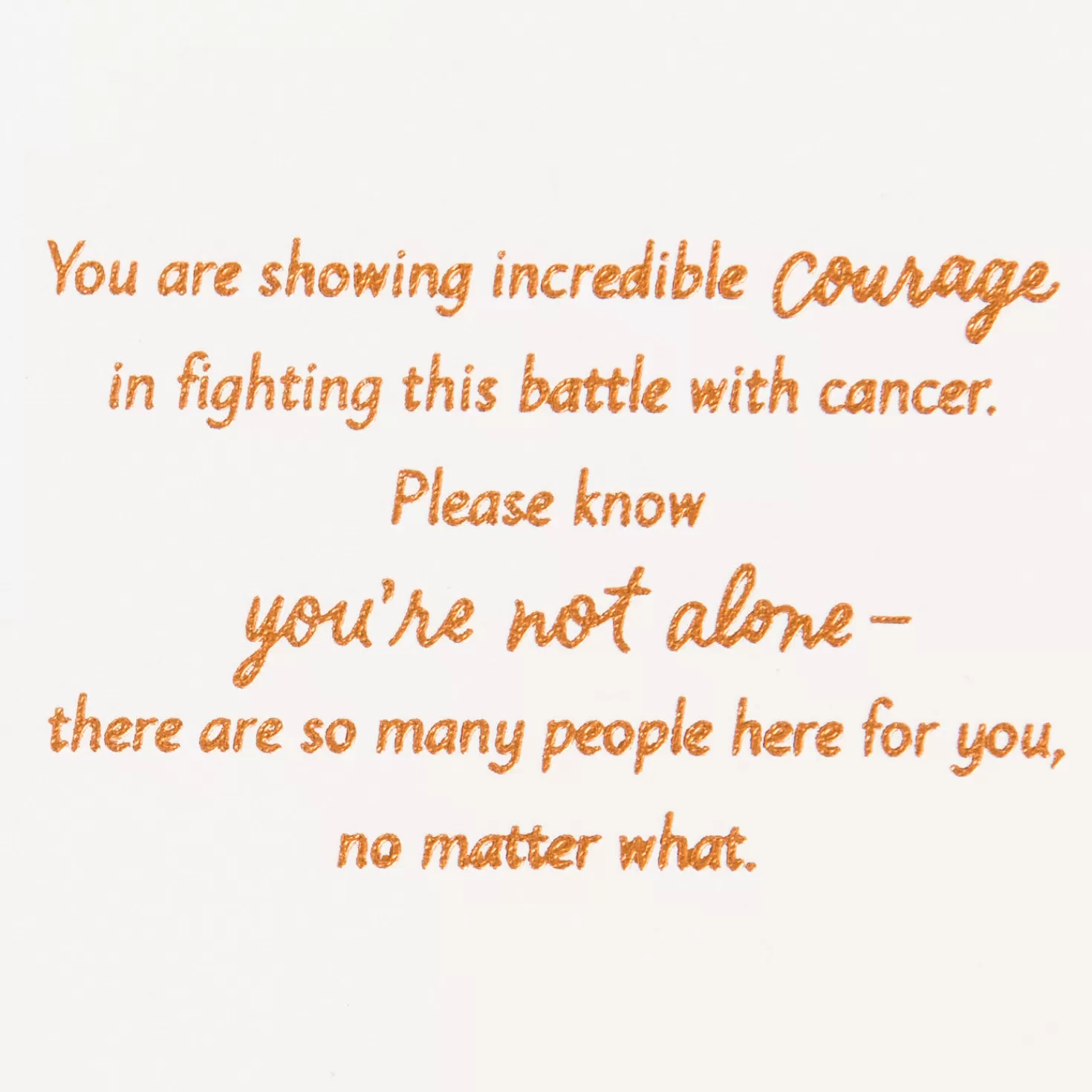 Store You'Re Showing Incredible Courage Cancer Support Card Get Well