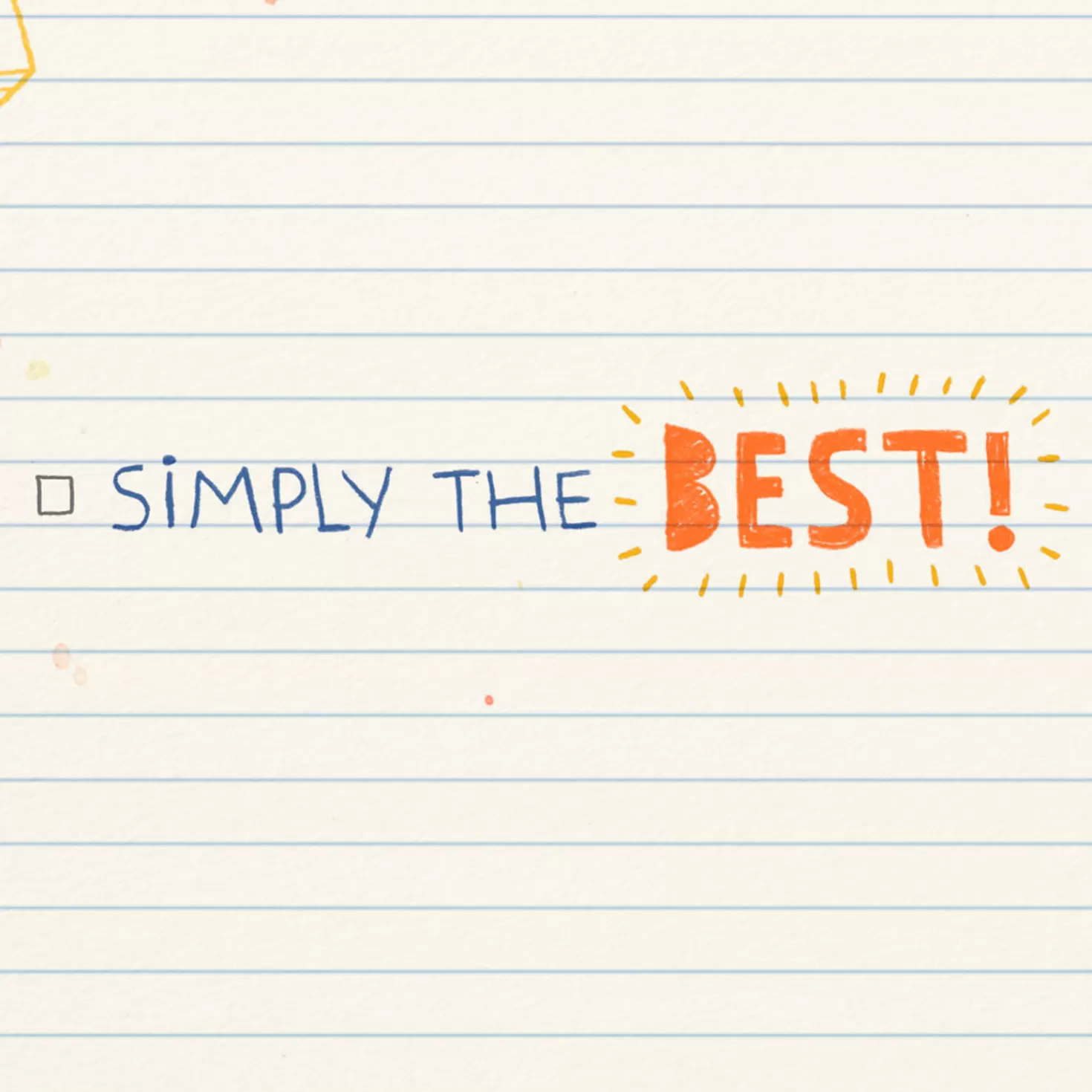 Best Sale You'Re Simply The Best! Card Thank You