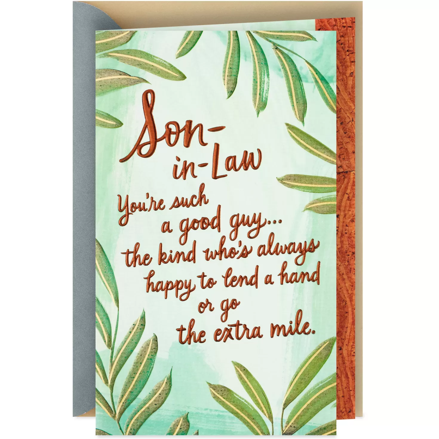 Birthday>Hallmark You'Re Such A Good Guy Birthday Card For Son-In-Law