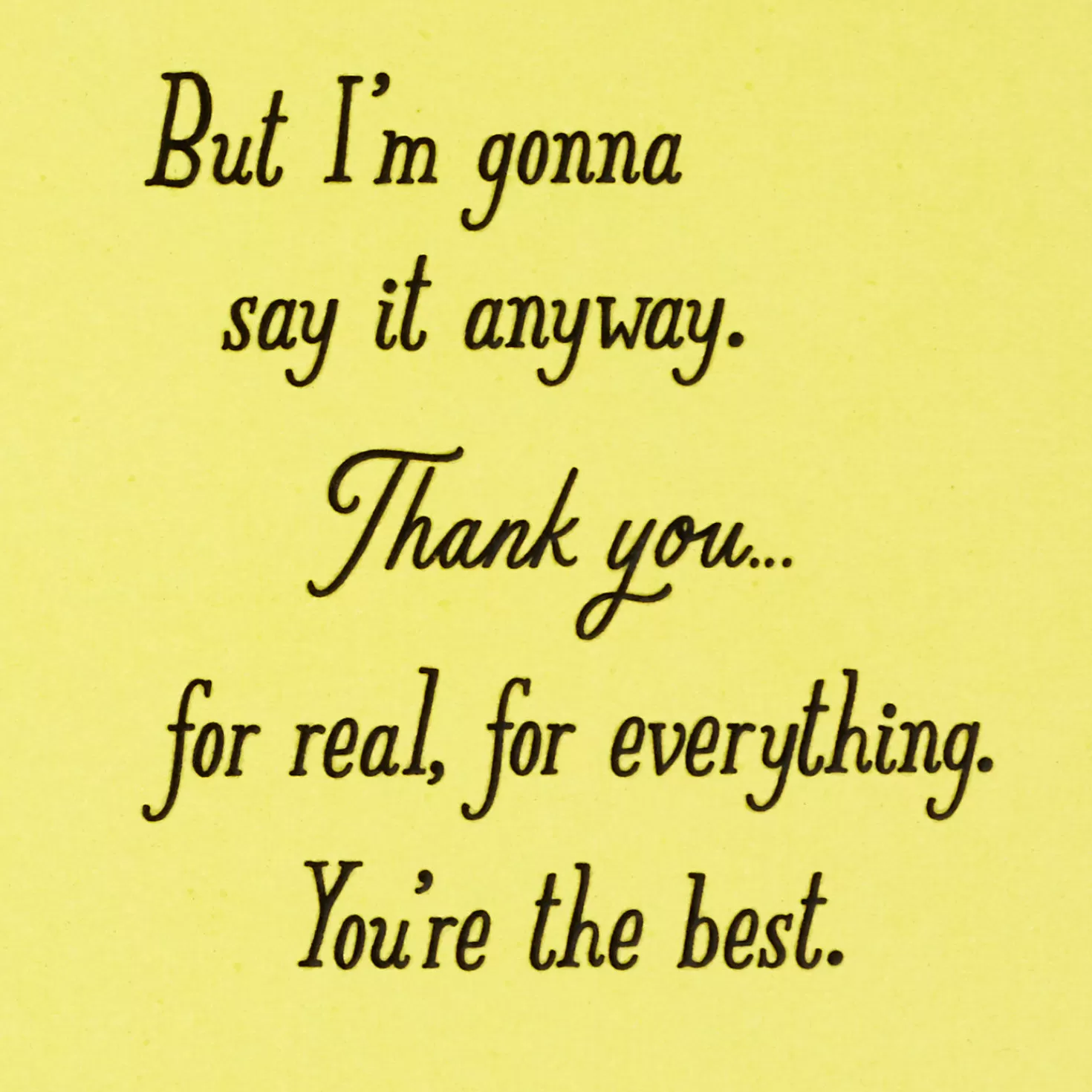 Flash Sale You'Re The Best Thank-You Card Thank You