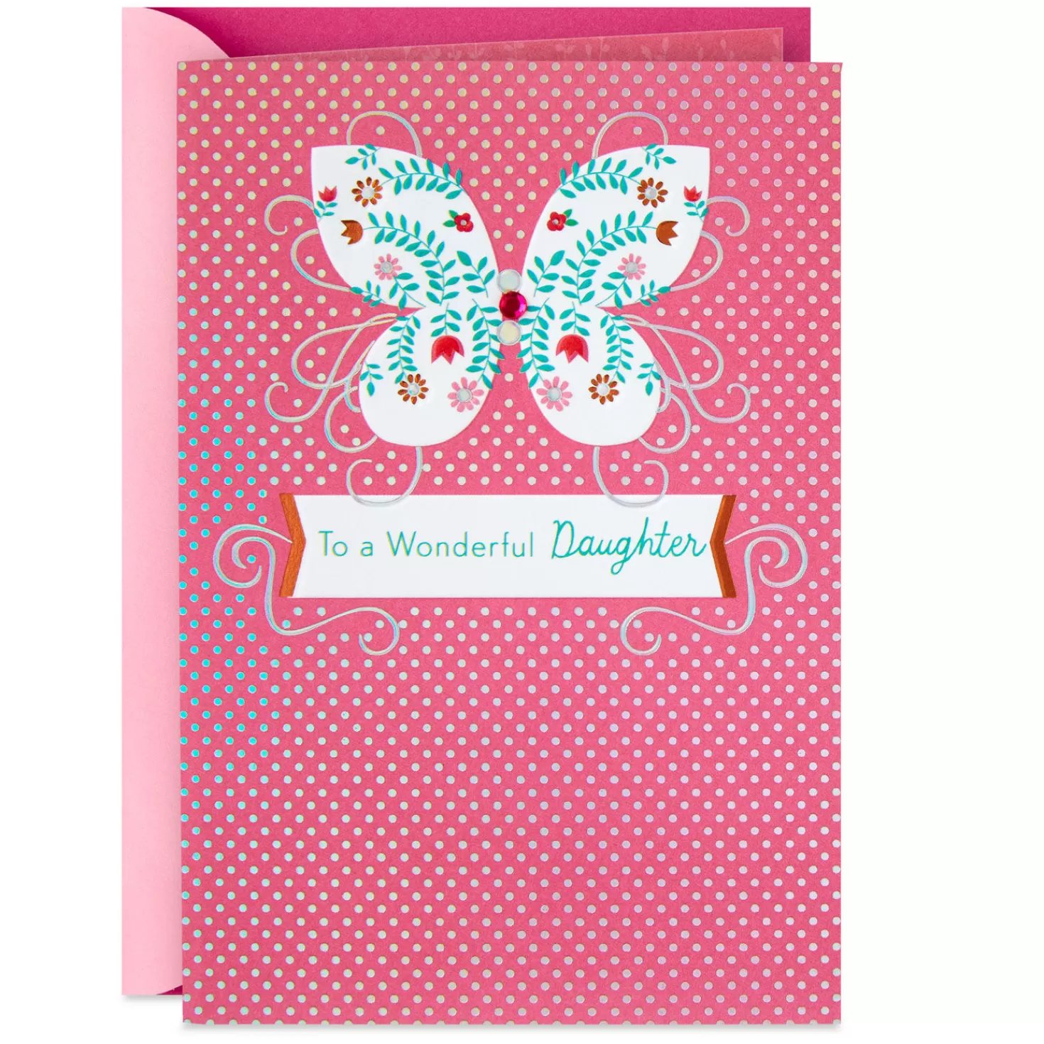 Birthday>Hallmark You'Re Very Special Floral Butterfly Birthday Card For Daughter
