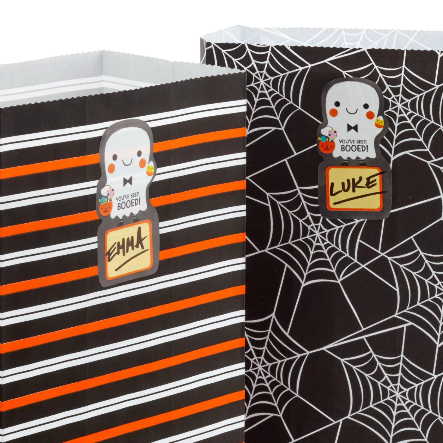 Halloween (10/31)>Hallmark You'Ve Been Booed 30-Pack Halloween Paper Goodie Bags With Stickers