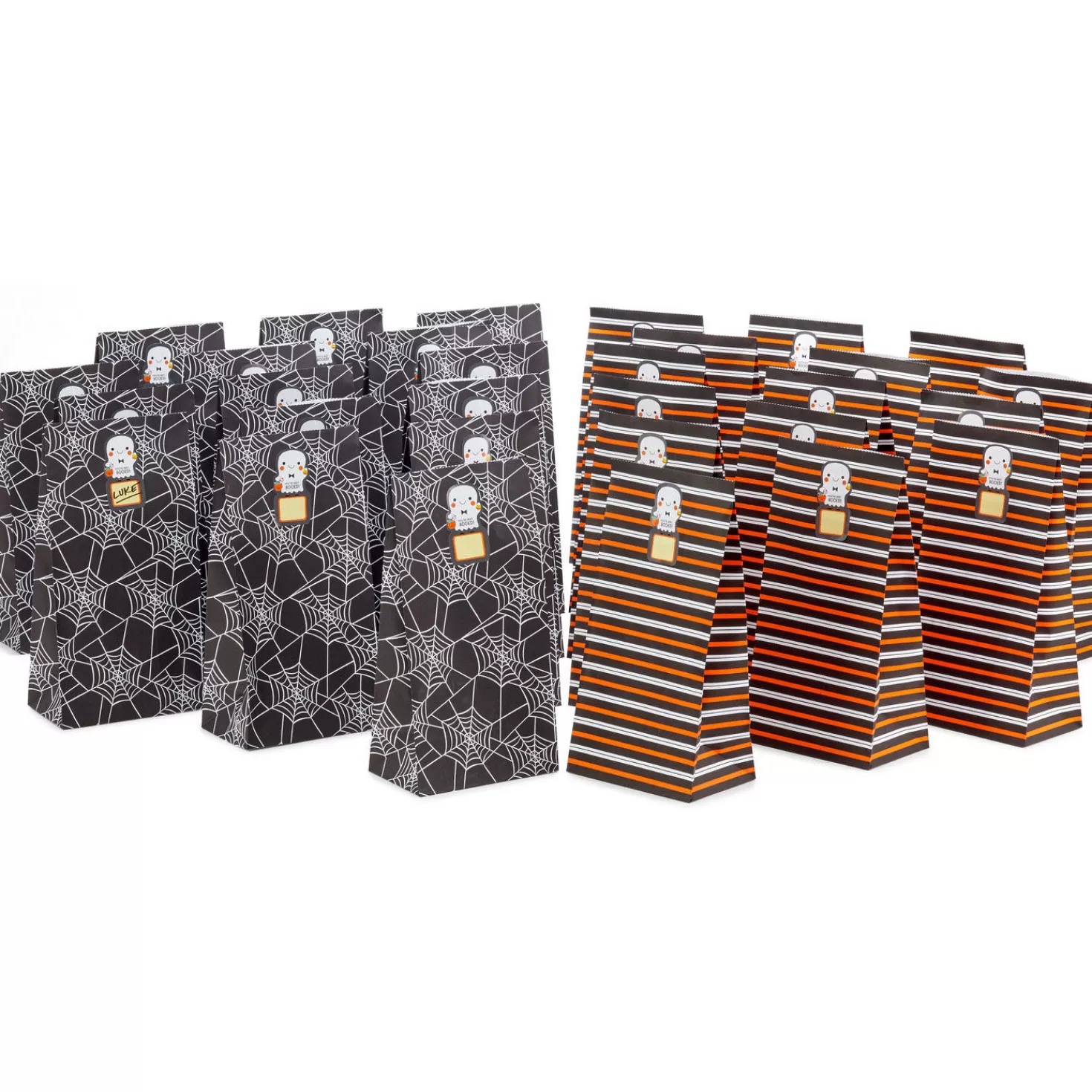 Halloween (10/31)>Hallmark You'Ve Been Booed 30-Pack Halloween Paper Goodie Bags With Stickers