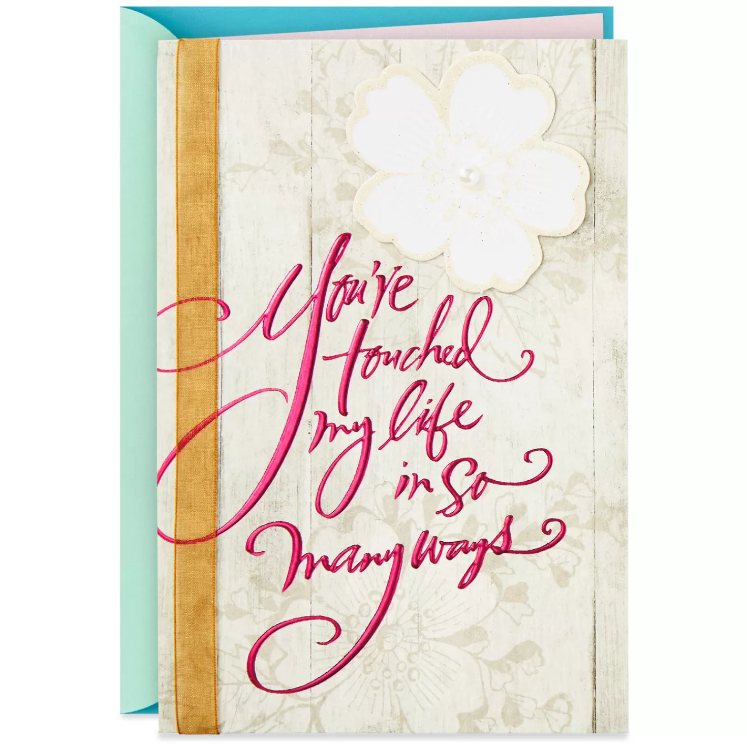 Cheap You'Ve Touched My Life Thank-You Card Thank You